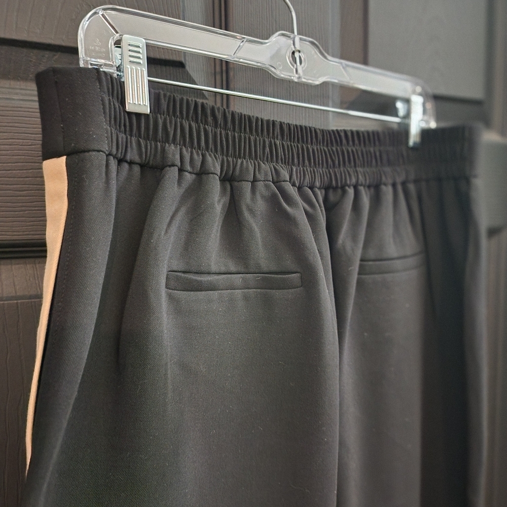 Boden Black Side Stripe Pull-on Trousers - Picture 13 of 16
